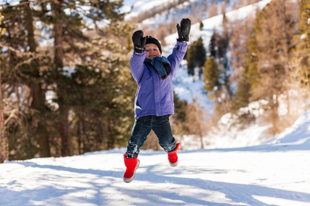 LACOFIA Bottes d'hiver pour Enfant garçon Fille Chaussures de Neige Chaudes d'hiver à Semelle en Caoutchouc antidérapante pour Enfants 