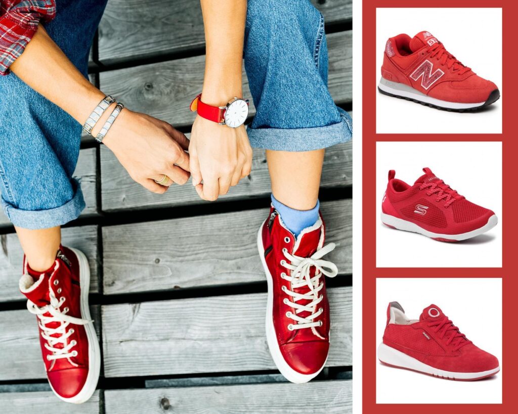 sneakers rouge